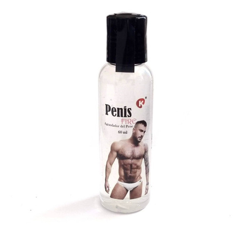 Gel Lubricante Agrandador Estimulante Penis Fire 60 Ml.