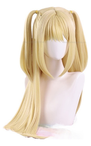 Death Note Misa Amane Peluca Cosplay Mujer 70cm G