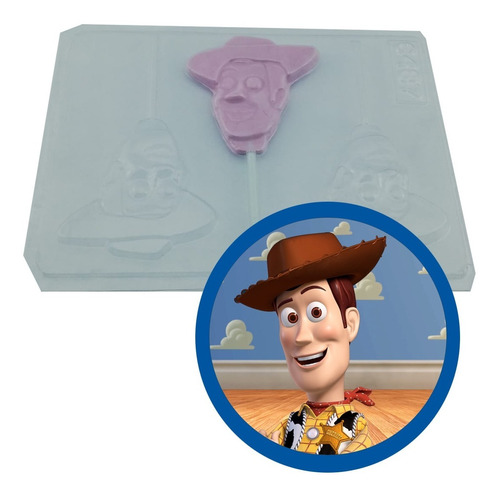 Molde Para Chocolatinas O Colombinas De Woody Toy Story