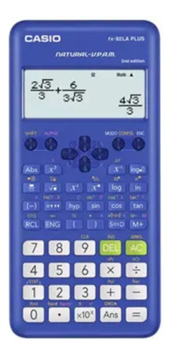 Calculadora  Casio Fx 82 La Plus - Es Plus Azul Versión Ii