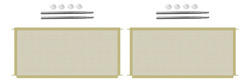 2x Puerta De Barrera Rectangular Plegable For Cajas