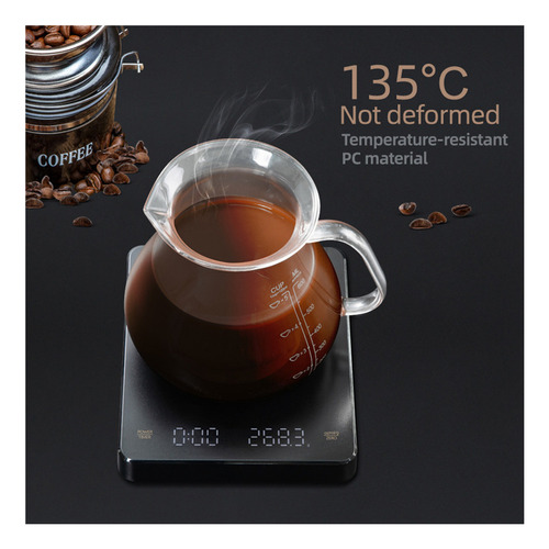 Báscula De Café Digital P Con Temporizador Y Báscula Para Es