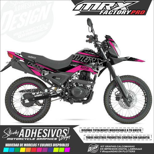 Calcomanias Victory Mrx 125 Personalizadas Kit De Stickers 1