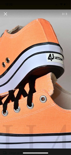 Zapatillas 4u Color Naranja