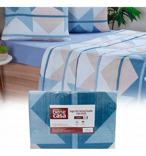 Jogo De Cama Duplo Casal Queen Elegante Lençol Fronha Macio Cor Linien Desenho Do Tecido Liso