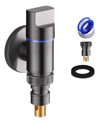 Washing Machine Faucet Watering Tap For Water Pipes Gray