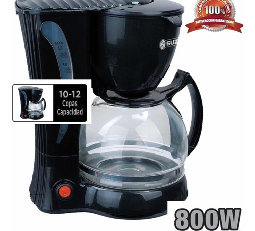 Cafetera Electrica Filtro Desayunos 12 Tazas 1,2 Lts