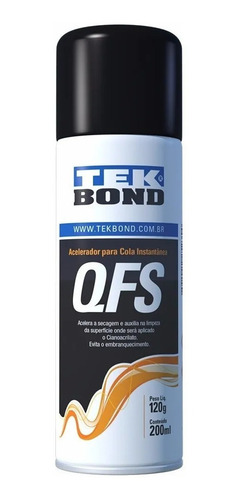 Acelerador Para Cola Instântanea 200ml Tek Bond