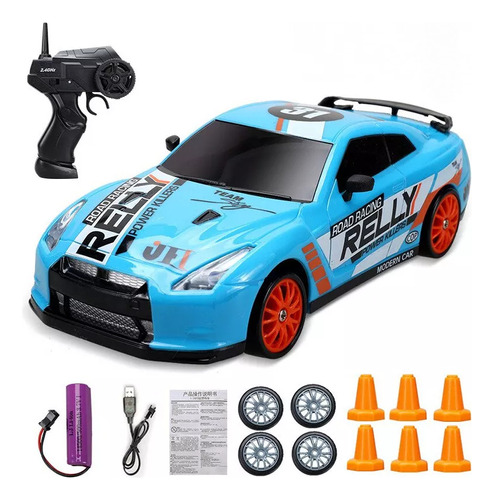 Vehículo Rc Drift Car, 2.4 Ghz, Escala 1:24 4wd, Juguete Con