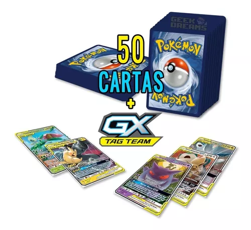 Kit 50 Cartinhas Pokemon Gx Promoção Escolha