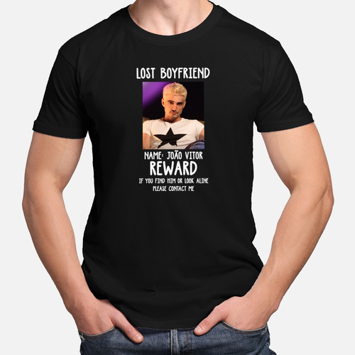 Camisa Camiseta Cantor Jão Turnê Super Lost Boyfriend M6