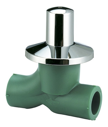 Llave De Paso De 25 Acqua System Polimero Bronce Termofusion