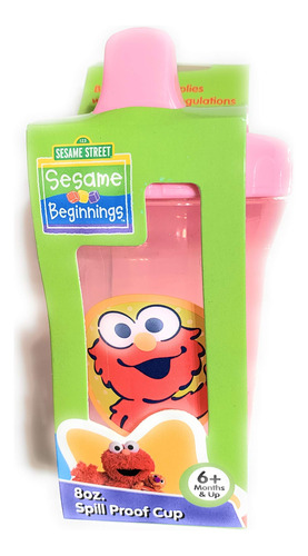 Sesame Street Sesame Beginnings - Vasos A Prueba De Derrames