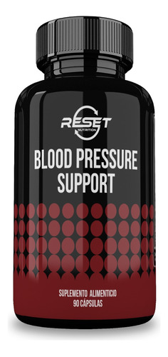 Reset Nutrition Blood Pressure Support Hipertensión Colesterol Vitamina C 90 Cápsulas Hecho en USA