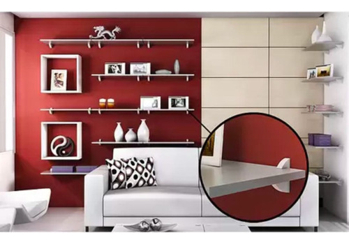 Repisa Recta Blanca Hogar 40cm Prat-k 08850.010 Color Blanco