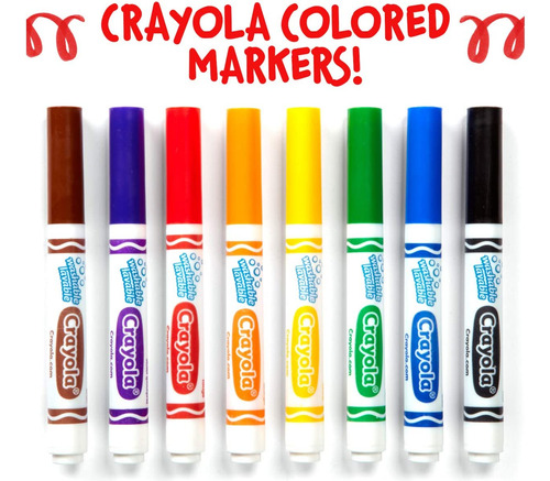 Rotuladores A Granel, Lavables, 12 Unidades, De Crayola, Col
