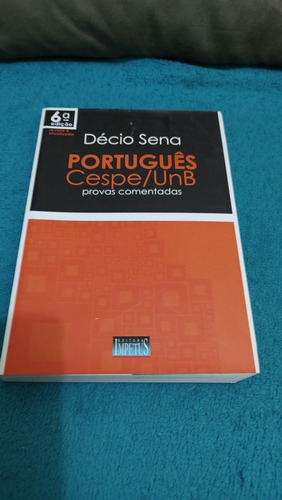 Livro, Português Cespe/unb Provas Comentadas, Décio Sena