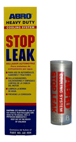 Kit 24 Pó Selante Radiador Abro Stop Leak Reparo Sos Veda 