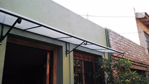 Alero Hierro Y Policarbonato Para Puertas Ventanas 120 X 50