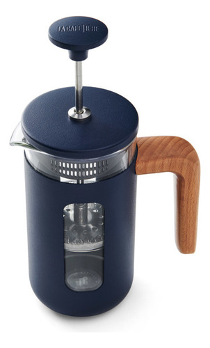 Cafetera Pisa Embolo Prensa Francesa La Cafetiere 3 Tazas Color Azul Marino