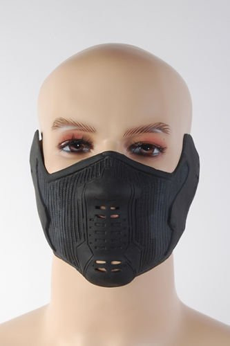 Máscara De Látex Cosplay Do Soldado Invernal .