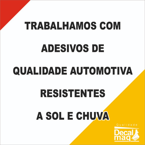 Adesivos Compatíveis Com Máq. Trator Esteira D6t Xl Cat
