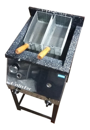 Imagen 3 de 4 de Freidora A Gas 33 Lts Tecnocalor + Corta Papas Mika Manual