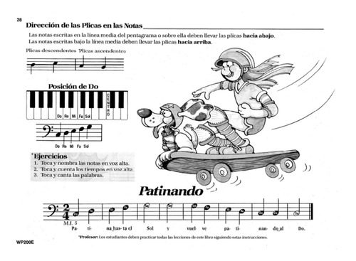 Piano Básico Bastien Partituras Nivel Elemental