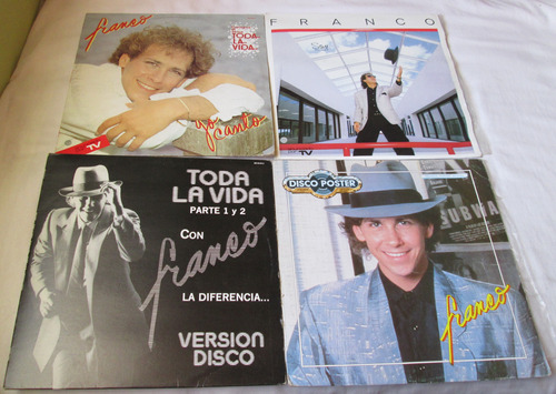 Franco. Lote De 4 Disco Lp. Toda La Vida, Yo Canto, Soy