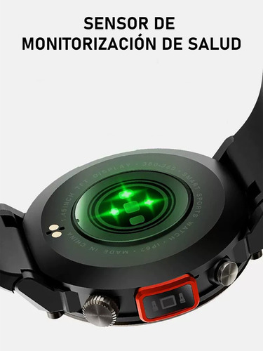Reloj Inteligente S100 Para Hombre, Reloj Deportivo Con Led