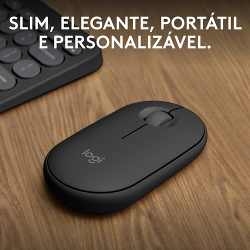 Mouse Sem Fio Logitech Pebble 2 M350s - Grafite Grafite
