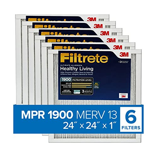 Filtrete 24x24x1 - Filtro De Aire Para Horno Ac, Mpr 1900, S