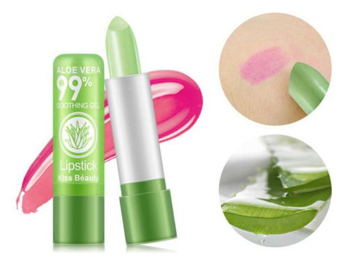 10 Pz/set Aloe Cambiado Color Hidratante Lápiz Labial