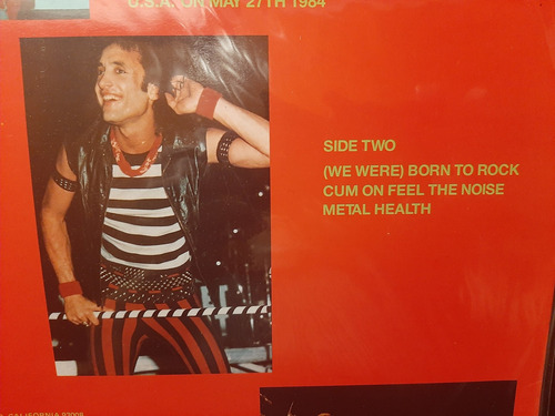 Imagem 5 de 7 de Lp Quiet Riot - Born To Rock - Live Usa ´84