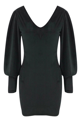 Vestido Maxi Sin Espalda De Encaje Delgado Con Cuello En V Y