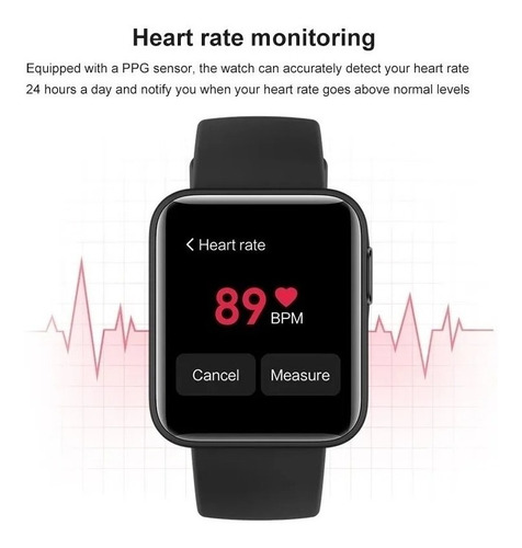 Imagem 7 de 12 de Xiaomi Mi Watch Lite 1.4" caixa black, pulseira black REDMIWT02