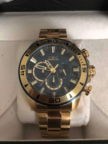 Reloj De Hombre Invicta Edición Especial Dorado $7000