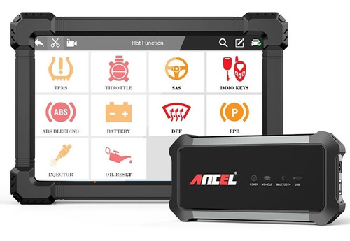 Escáner Automotriz Ancel X7 Programación Bidireccional Ecu