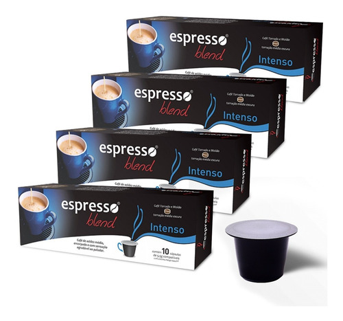 Kit Cápsulas Compatíveis Nespresso® Espresso Blend Intenso