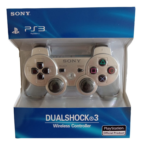 Control Play Station 3 Inalambrico Original Silver ,plata