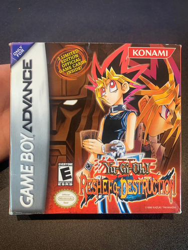 Yu-gi-oh! Reshef Of Destruction Gba Caja Y Manual (Usado)