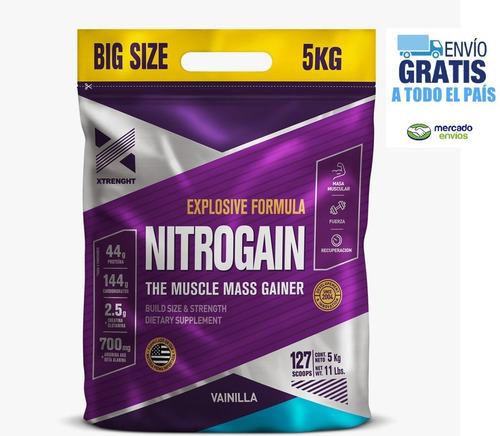 Nitrogain Xtrenght Bolsa X 5kg- Nueva Presentacion!!