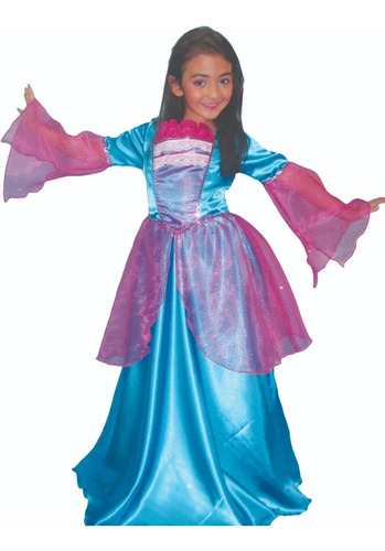 Disfraz  Vestido Barbie Princesa De La Isla Niñas Carnaval