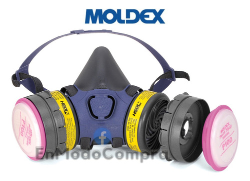 Mascara Moldex Respirador Reutilizable Media Cara Serie 7000
