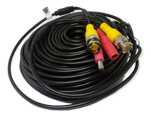 Cable De Poder De Cámaras De Seguridad 25 Metros Cctv