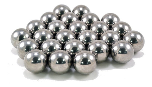 Esfera Bolinha De Aço 1/8 - 3,17mm - 50 Unidades