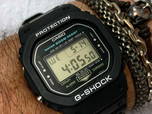 Casio Dw-5200 Wr200m Módulo 240 Tampa Rosca Raro Vintage
