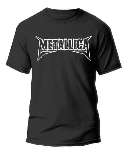 Polera Estampada Unisex Moda Bandas Metallica