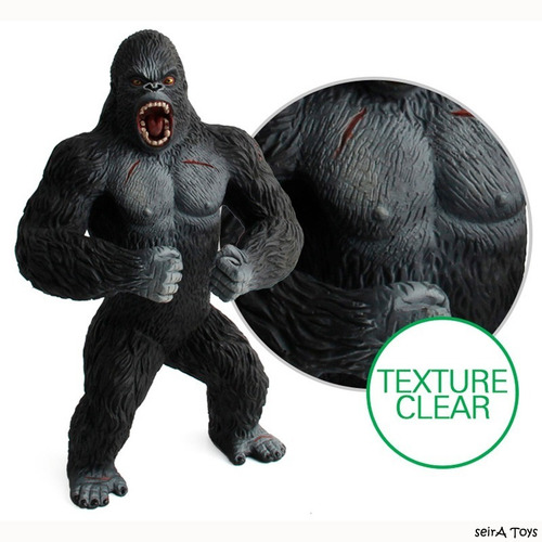 Gorila. Sell Fish. 19 Cms. Chango, Orangutan. Peso 585 Gr.