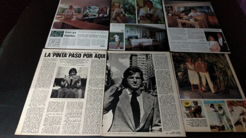 (ai017) George Hamilton * Recortes Revistas Clippings